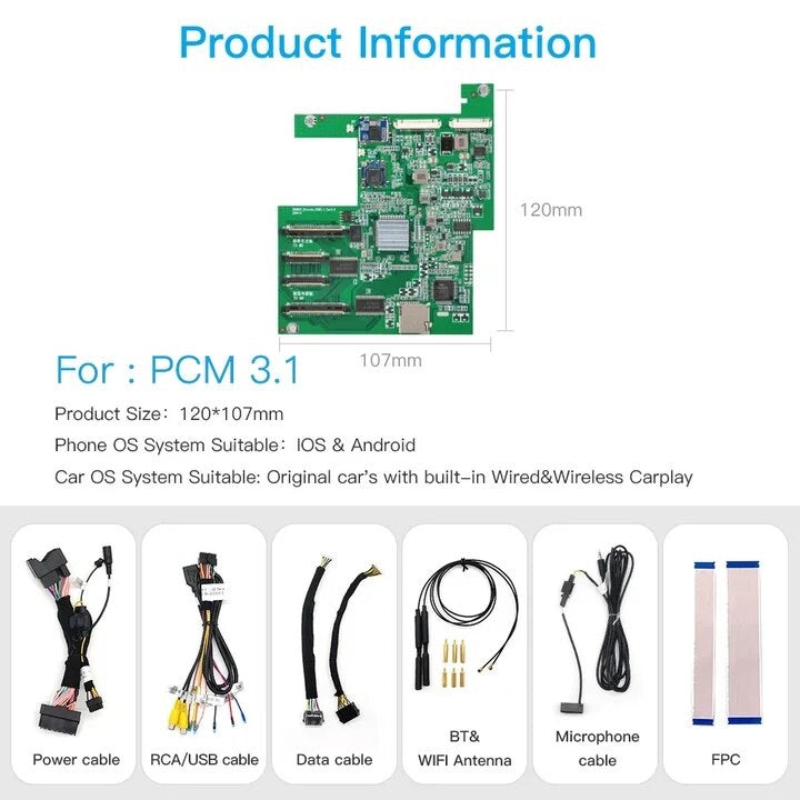 Apple CarPlay & Android Auto Plug and Play Kit for Porsche