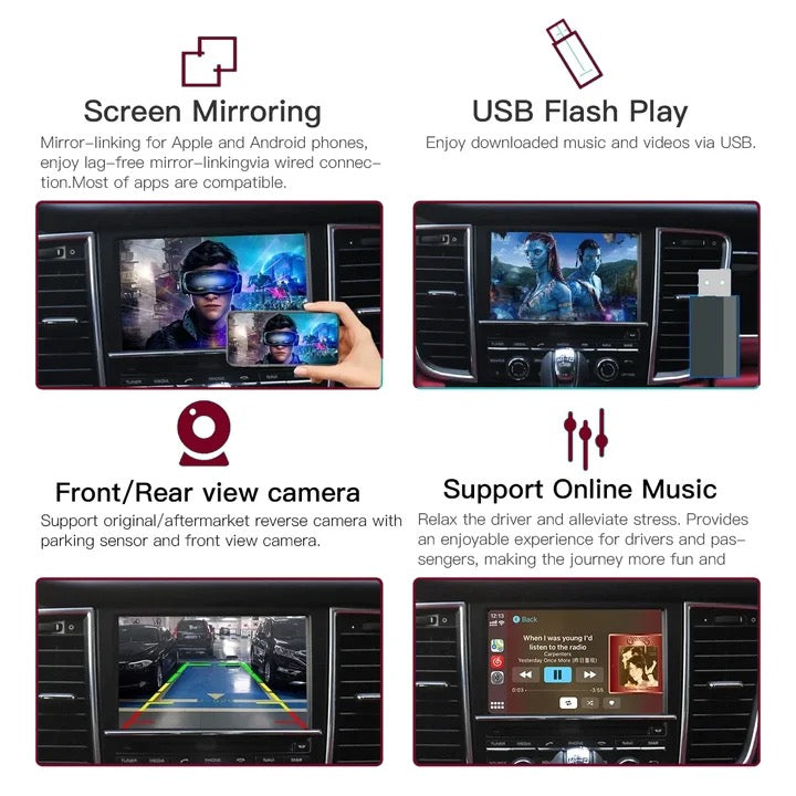 Apple CarPlay & Android Auto Plug and Play Kit for Porsche